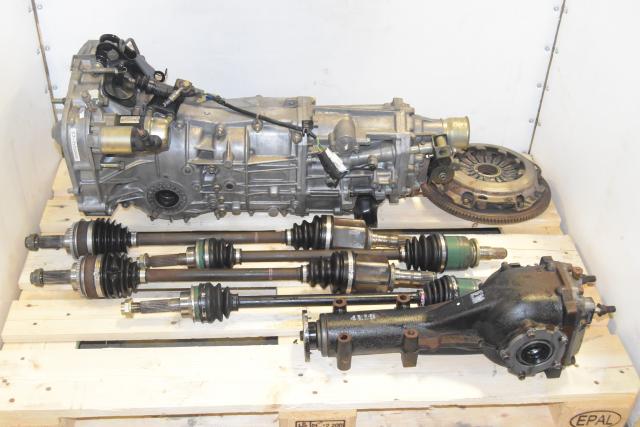 Used JDM Replacement 5-Speed Manual GDA WRX 2002-2005 Transmission with Axles, Clutch & Rear 4.444 LSD