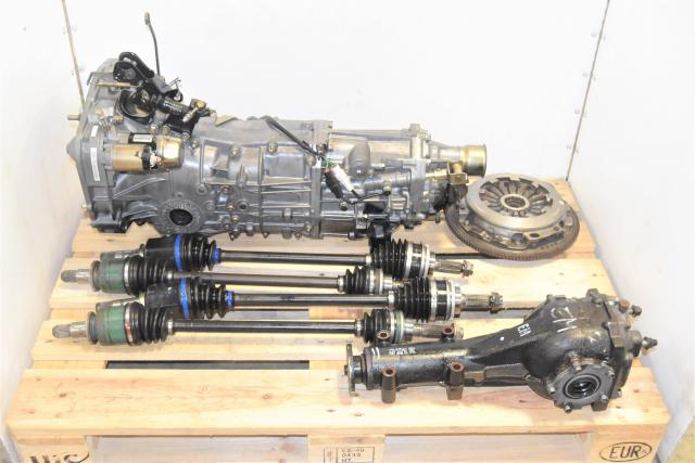 JDM Used WRX 2002-2005 Replacement GDA 5-Speed Transmission with Used Clutch, Axles & Rear R160 LSD