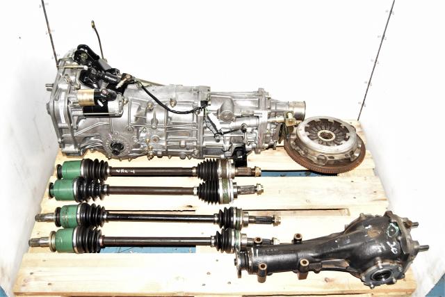JDM WRX 2002-2005 4.444 Rear LSD & 5-Speed Manual Transmission with Axles & Clutch for Sale