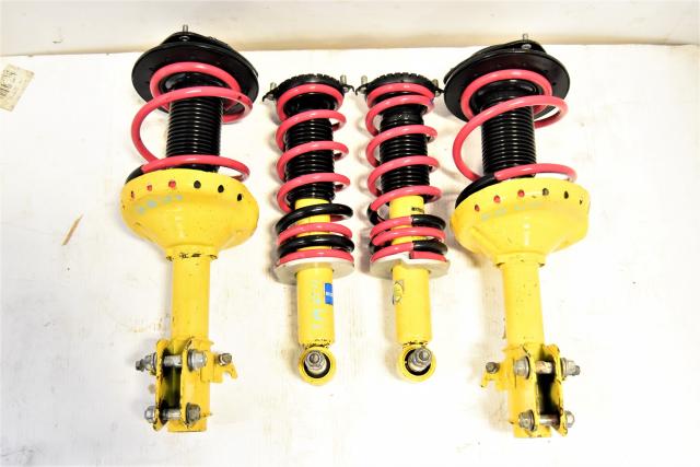 Used Subaru Legacy GT Bilstein Yellow Suspensions with JDM STi Pink Coilsprings for Sale