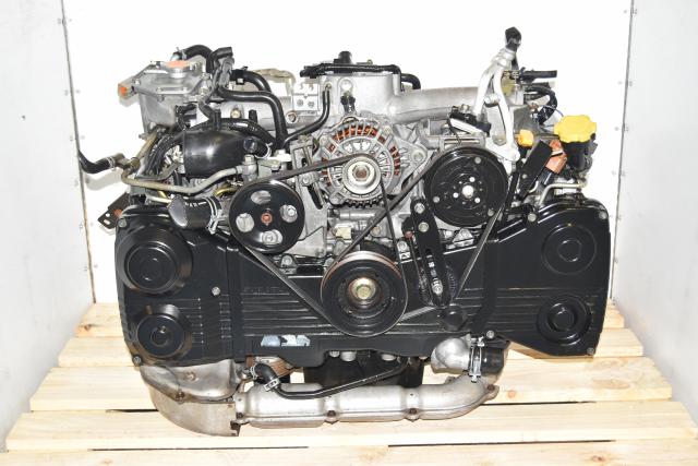 Used Subaru EJ205 2.0L AVCS DOHC 2002-2005 TGV Deleted Engine Swap with TF035 Turbo for Sale