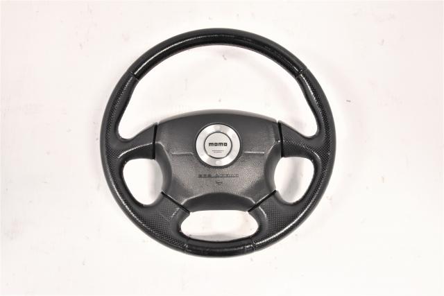 Used JDM Subaru Momo Option Version 7 2002-2003 WRX Steering Wheel