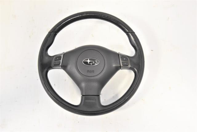 Used JDM Subaru Legacy GT, Impreza, Forester AT Momo Steering Wheel Assemble with Sports Shift