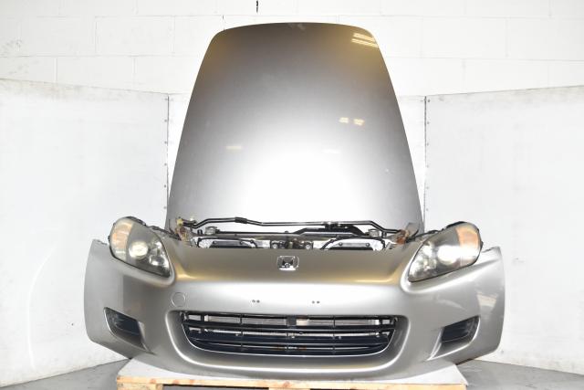Used Honda S2000 OEM 2002-2003 AP1 Autobody Nose Cut for Sale with Grille, Headlights, Fenders, Hood & Front Bumper