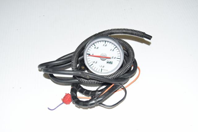 60mm 2Bar Metric JDM HKS Direct Bright Series (White) Boost Gauge for Sale