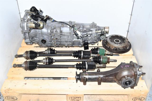 Used JDM WRX 2002-2005 5-Speed Manual Transmission with GD Axles, Clutch Assembly & Rear 4.444 LSD