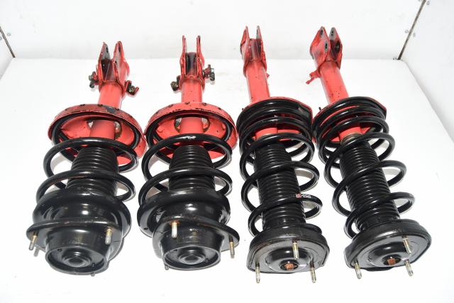 Used Subaru Red OEM 5x100 Front & Rear 2004-2007 Suspensions