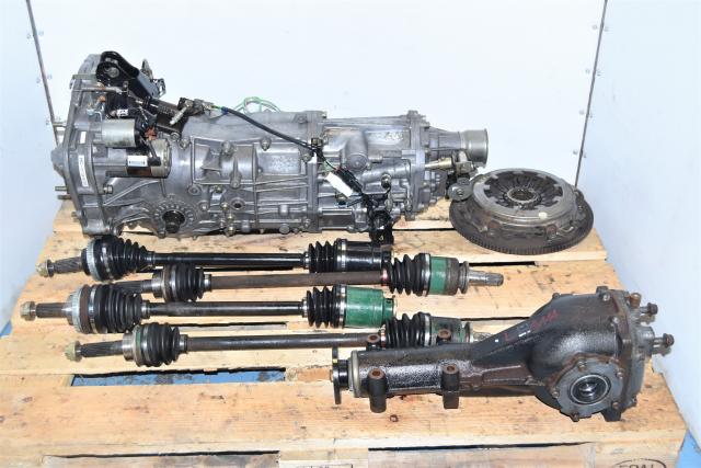 Used Subaru WRX 2002-2005 Manual 5-Speed JDM Transmission with LSD 4.444 Rear DIfferential, Axles & Clutch