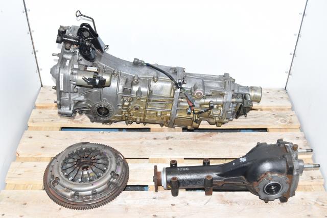 Used JDM Subaru Impreza WRX 2006+ Push-Type Replacement 5-Speed Manual Transmission with Rear 4.11 Differential