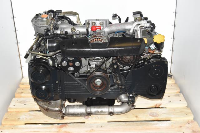 Used Subaru EJ205 DOHC TGV Delete Replacement AVCS 2.0L TF035 Turbocharged Engine Swap