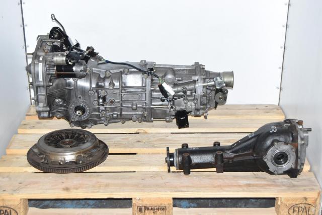 Used Replacement 5-Speed Manual WRX 2002-2005 JDM Transmission with Matching 4.444 Rear LSD