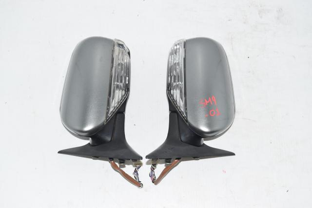 Use JDM Subaru Forester SG9 04-08 XT Power Folding Silver Side Mirrors for Sale
