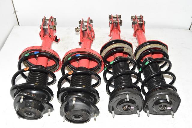 Used JDM Replacement GDA GDB 5x100 Red Front & Rear Suspensions 2002-2002