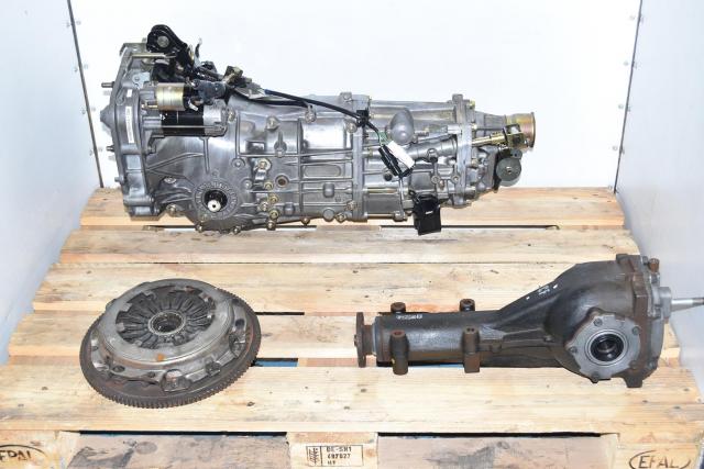Used JDM WRX 4.444 Gear Ratio 5-Speed Replacement Manual Transmission with Matching Rear Differential