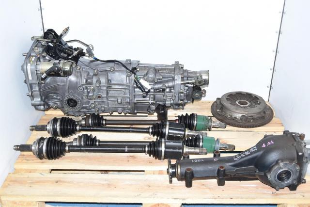Replacement JDM WRX / Forester XT 5-Speed Manual Transmission with 4.444 Rear Differential, GD Axles & Clutch