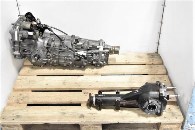 Used JDM Subaru 2002-2005 Replacement WRX 5-Speed Manual Transmission with Matching Rear 4.11 Differential