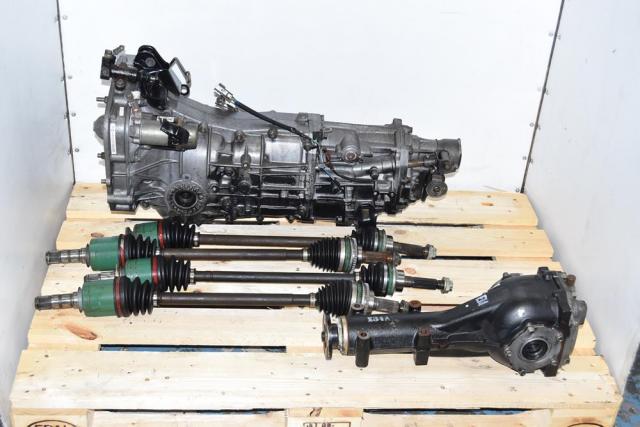 Used JDM Subaru WRX 5-Speed Manual 2006-2014* Replacement Push-Type Transmission with Rear 4.444 LSD & GD Axles