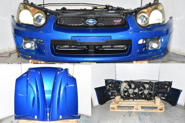 Subaru GDB Version 8 WRB Replacement 2004-2005 Nose Cut with Rad Support, HID Headlights, Spoiler, Rear Bumper & Side Skirts