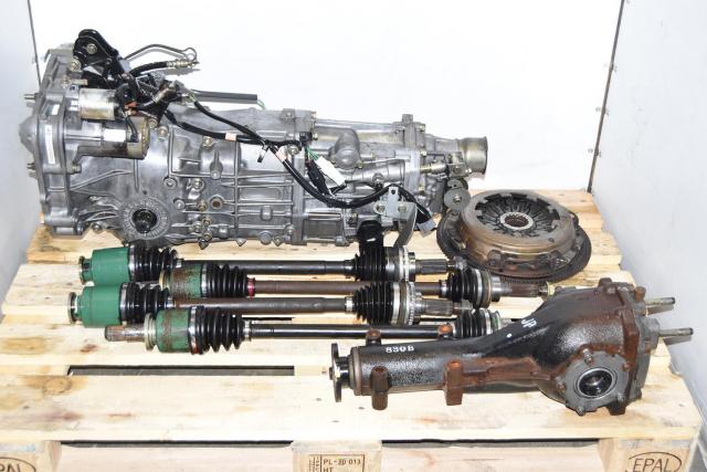 JDM 5-Speed WRX 2002-2005 Manual Transmission with 4.11 Rear Differential, GD Axles, Flywheel & Pressure Plate