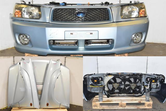 Used Subaru SG5 Autobody Front End Conversion with Foglights, Headlights, Hood, Fenders, Rear Bumper & SideSkirts for Sale 03-05