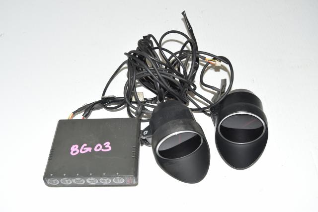 Used JDM DEFI Dual Boost Gauges with Genome Controller for Sale