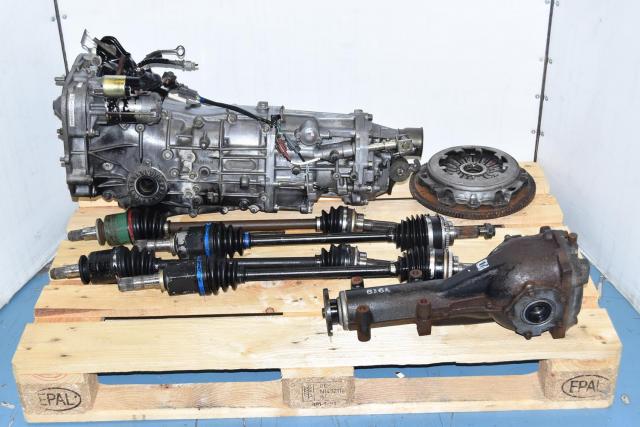 Replacement GD WRX 2002-2005 Manual 5-Speed 4.444 Transmission Swap with Rear LSD & Clutch Assembly