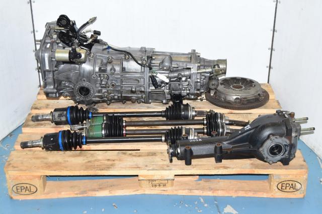 2002-2005 JDM WRX 2.0L 5-Speed Manual Replacement Transmission with 4.444, Rear Differential, Axles & Clutch Assembly