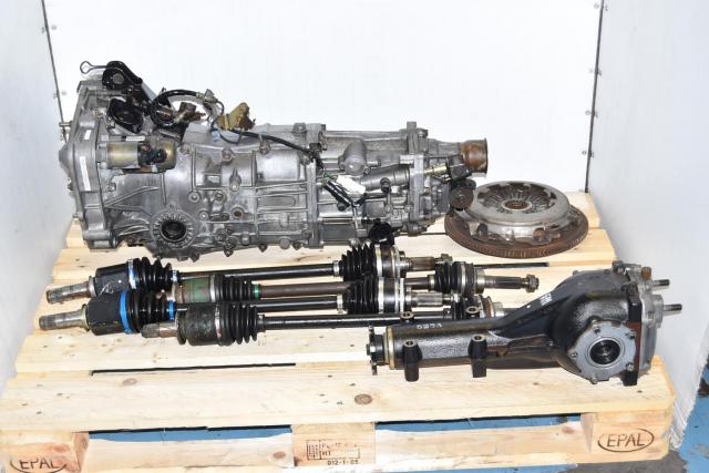 Used JDM Rear LSD WRX 2002-2005 Replacement Manual 4.444 5-Speed Transmission with GD Axles