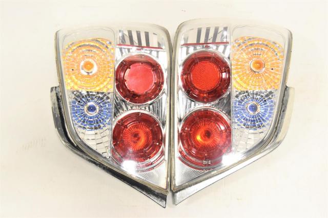 Used JDM Version 7 Aftermarket Clear GD WRX STi 2002-2003 Tail Lights for Sale