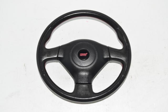 Used JDM Version 9 06-07 GDB WRX STi Replacement OEM Subaru Steering Wheel for Sale
