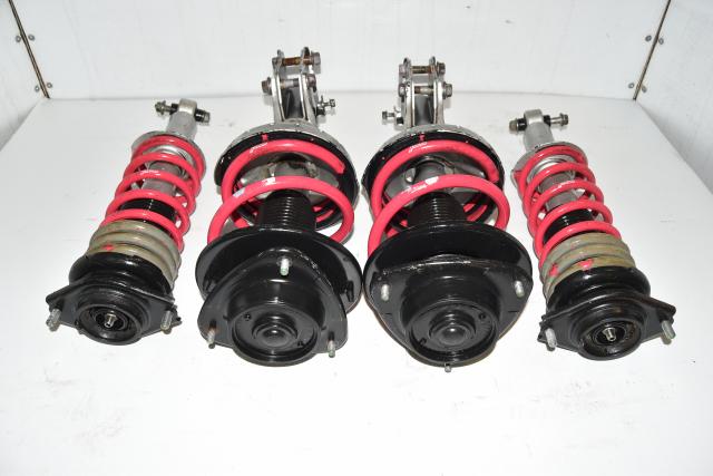 R205 Used Subaru GR 2008-2014 KYB Silver Suspensions with Pink STi Springs 5x114.3 Front & Rear Kit