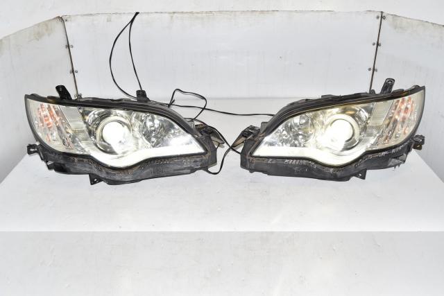 Used JDM Subaru Legacy Spec-B Replacement HID Left & Right 05-09 Headlights for Sale