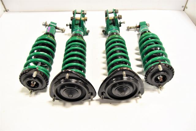 Used Subaru JDM Legacy GT TEIN Aftermarket Green Coilover Suspension Assembly BL5 BP5