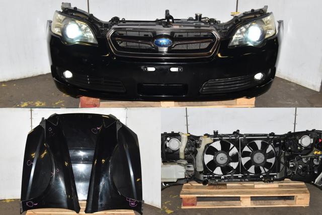 JDM Legacy GT Pre-Facelift 2005-2009 Used Front End Conversion with HID headlights, Hood, Bumper Cover & Fenders