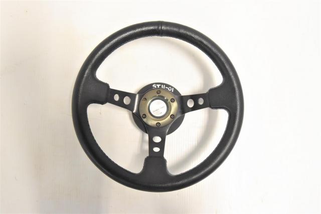 Used JDM Subaru Impreza WRX GD GG Aftermarket D1 Spec Performance Steering Wheel Assembly for Sale 2002-2007
