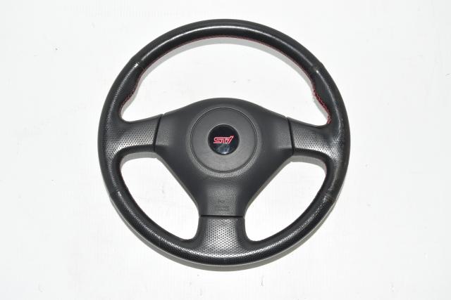 Used Version 9 06-07 Subaru WRX STi JDM Steering Wheel Assembly for Sale