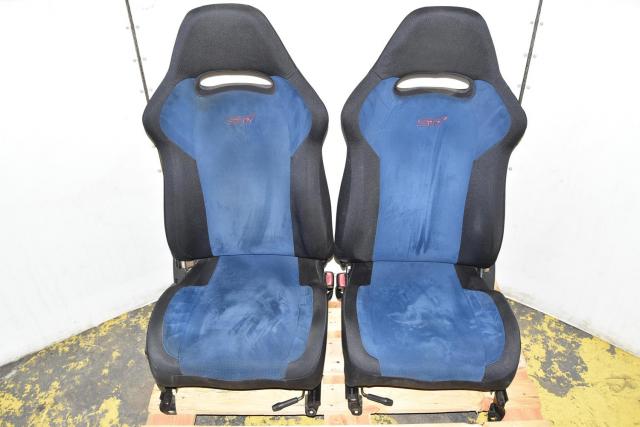 2002-2003 Replacement JDM GDB STi Front Version 7 Left & Right Seats for Sale