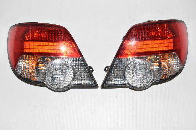 Used JDM Subaru WRX STi 2004-2005 Version 8 OEM Replacement Rear Signaling Tail Lights for Sale