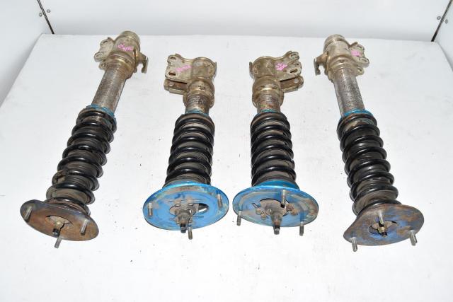 JDM WRX 5x100 Aftermarket Front & Rear Replacement Adjustable Coilovers for Sale