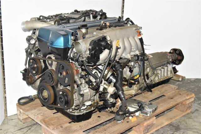 Used JDM Toyota 2JZ GTE Replacement VVTi Twin Turbo Engine with 3F310 Transmission