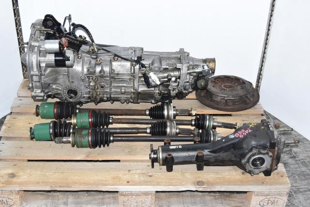 Used Subaru JDM WRX 2002-2005 Replacement 5-Speed Manual Transmission with 4.11 Rear Differential & GD Axles