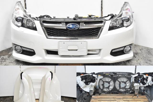 Used JDM Subaru Legacy BRG / BRM Replacement 2010-2012 Autobody Nose Cut for Sale with Headlights, Bumper, Fenders & Hood
