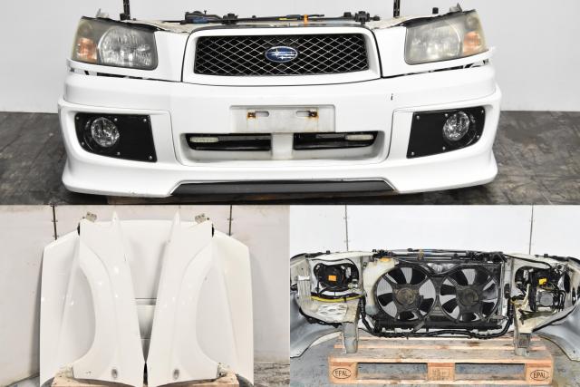 JDM Subaru Forester XT Cross Sport Trim SG5 2003-2005 Front End Conversion with HID Headlights, Rad Support, Fenders & Hood