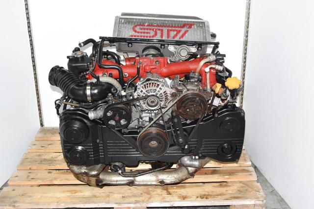 JDM Subaru Forester STi 2.5L EJ255 Drive by Wire Replacement DOHC AVCS Single Scroll Turbocharged Engine 04-07