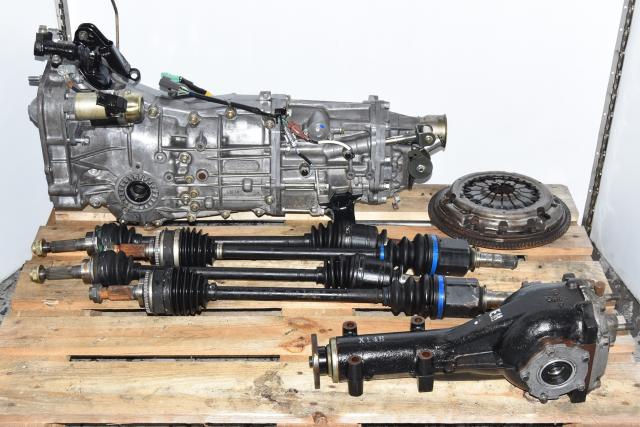 JDM Subaru 2006-2014+ WRX 2.0L 5-Speed Manual Transmission with GD Axles, Clutch Assembly & Rear 4.444 LSD