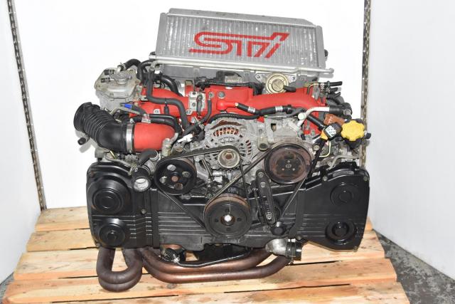 Used JDM DOHC 2.0L EJ207 WRX STi Version 7 Single Scroll Aftermarket Headers Turbocharged Replacement Engine