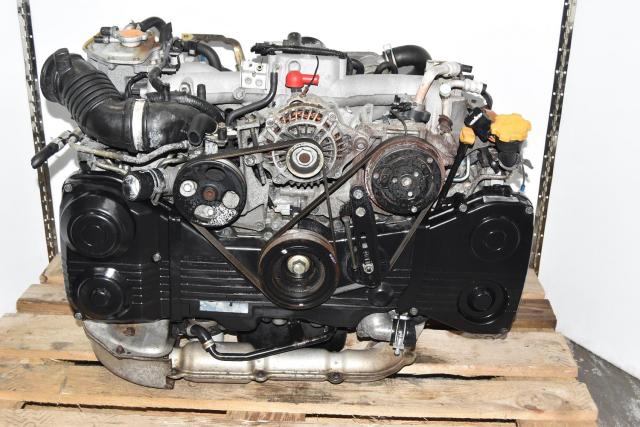 Used DOHC JDM 2.0L TF035 Turbocharged DBC EJ205 WRX Replacement AVCS Engine with TGV Delete Manifolds