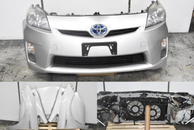 Hybrid JDM Used Toyota Prius Autobody Nose Cut with Hood, Fenders, Headlights & Rad Support