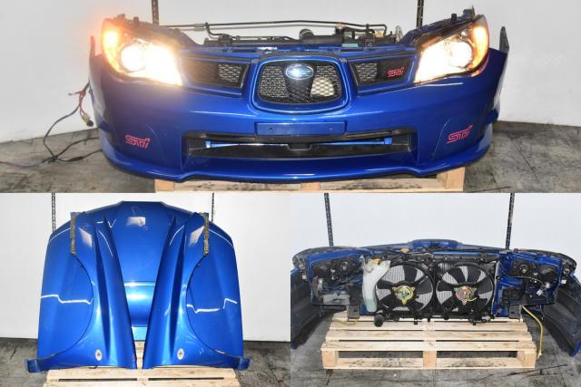 JDM GDB Hawkeye Version 9 Autobody Nose Cut Assembly with HID Headlights, Hood, Fenders & Radiator Support Frame for Sale