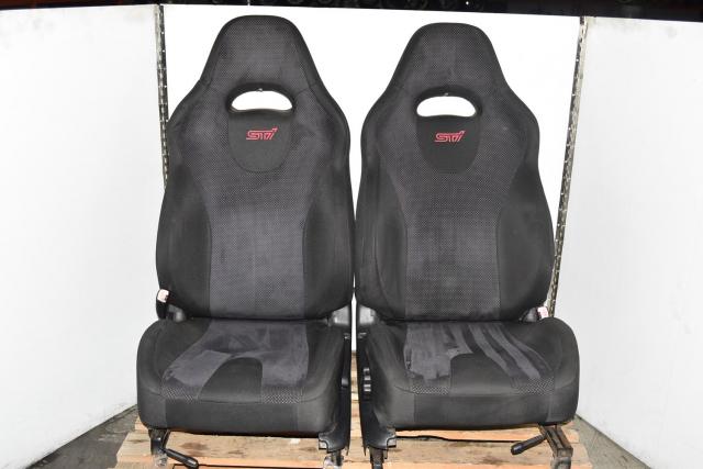 Used JDM Subaru Forester STi SG9 Front Left & Right Replacement Seats for Sale 03-08